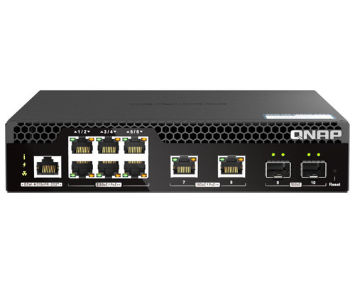 QNAP SWITCH 10 PUERTOS QSW-M2106PR-2S2T-AA193 QNAP SWITCH 10 PUERTOS QSW-M2106PR-2S2T