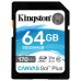 SECURE DIGITAL HC 64 GB CANVAS GO PLUS CLASE10 KINGSTON