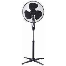VENTILADOR DE PIE CROSS WIND NEGRO HAEGER