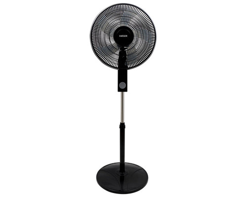 VENTILADOR DE PIE SMOOTH WIND NEGRO HAEGER-AA9 VENTILADOR DE PIE SMOOTH WIND NEGRO HAEGER