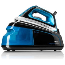 CENTRO DE PLANCHADO BLUE STEAM 2.200W NEGRO/AZUL HAEGER-AA18 CENTRO DE PLANCHADO BLUE STEAM 2.200W NEGRO/AZUL HAEGER