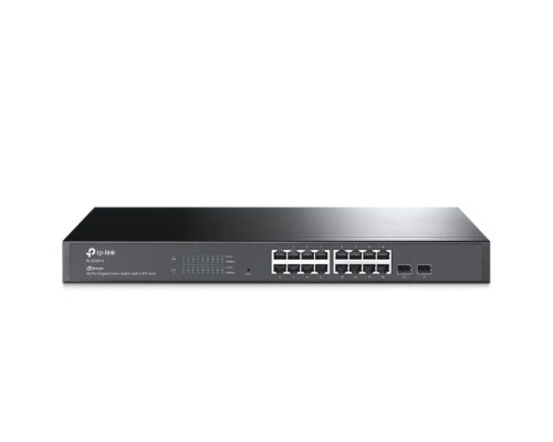 TP-LINK EASY SMART SWITCH 16 PORT 10/100/1Gbit RACK /w2 SFP