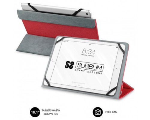 FUNDA TABLET FREECAM HASTA 11"" ROJO SUBBLIM