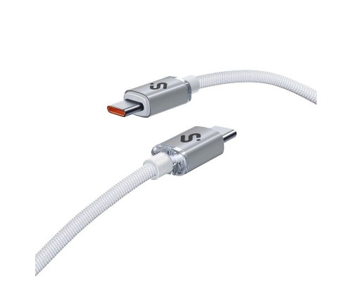 CABLE OPTIMUS 60W USB-C/USB-C 2 M BLANCO SUBBLIM