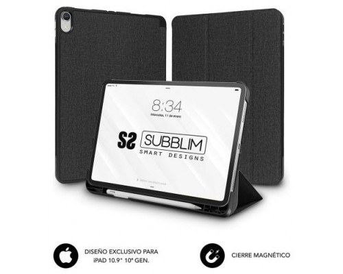 FUNDA TABLET IPAD PRO 10.9""/11"" 10Gen/11a Gen 2025  NEGRO SUBBLIM