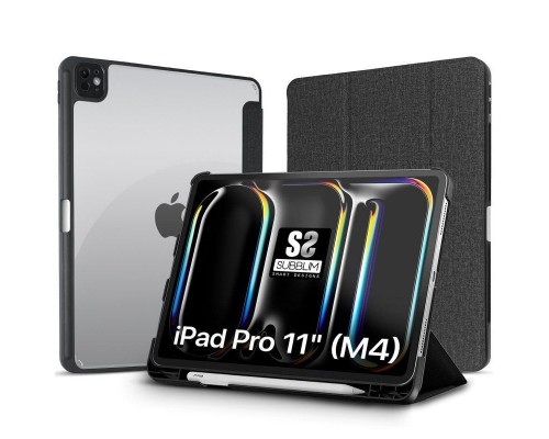 FUNDA TABLET IPAD PRO 11"" 2024 NEGRO SUBBLIM-AA6 FUNDA TABLET IPAD PRO 11"" 2024 NEGRO SUBBLIM