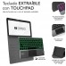 FUNDA TABLET IPAD PRO 10.9""/11"" 10Gen/11a Gen 2025 CON TECLADO  NEGRO SUBBLIM