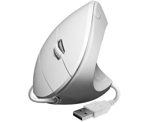 RATON OPTICO DUAL GLIDE VERTICAL ERGO BLANCO SUBBLIM
