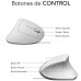 RATON OPTICO DUAL GLIDE VERTICAL ERGO BLANCO SUBBLIM