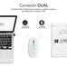 SUB-MOU LED DUAL FLAT WH