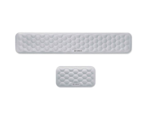 KIT ALFOMBRILLA TECLADO + RATON ERGO AIRPADDING PLATA SUBBLIM