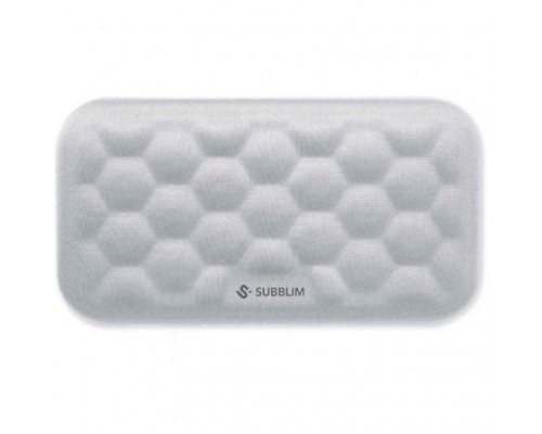 ALFOMBRILLA RATON ERGO WRIST REST PLATA SUBBLIM