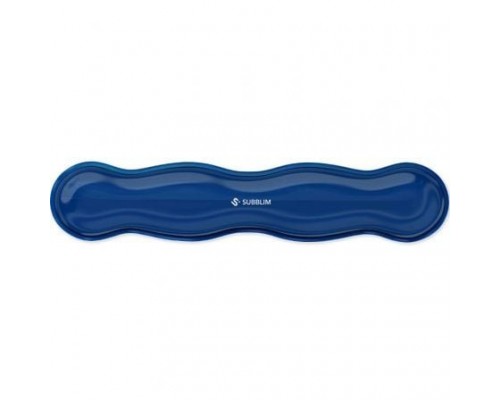 ALFOMBRILLA TECLADO CRYSTAL FLEX WRIST REST AZUL OSCURO SUBBLIM