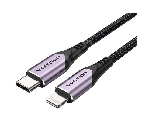 CABLE 2.0 USB-C A LIGHTNING 1 M MORADO VENTION