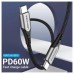 CABLE USB-C A USB-C 2.0 60W 1.5 M GRIS VENTION