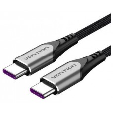 CABLE USB-C A USB-C 2.0 5A 100W 1 M GRIS VENTION