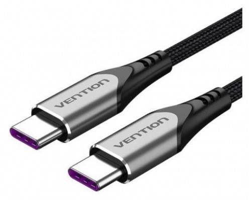 CABLE USB-C A USB-C 2.0 5A 100W 1 M GRIS VENTION