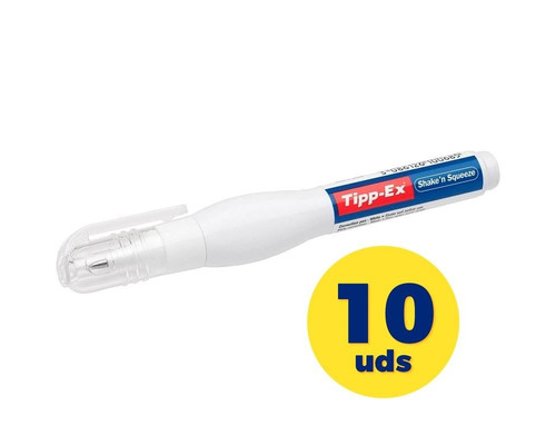 CORRECTOR ESCRITURA TIPPEX BIC LAPIZ 10U