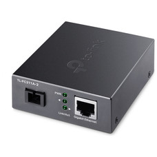 TP-LINK CONVERTIDOR MEDIOS WDM RJ45/FIBRA (2 KM) TL-FC311A-2