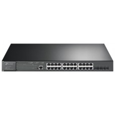 TP-LINK JETSTREAM SWITCH 24 PORT Gbit RACK PoE+ 4 SFP+ 10G