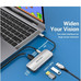 DOCKING STATION 6 PUERTOS USB-C 1xHDMI/1xVGA/3xUSB-A/1xUSB-C GRIS VENTION
