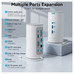 DOCKING STATION 12 PUERTOS USB-C VGA/HDMI/3xUSB/USB-C PD/USB-C/... GRIS VENTION-AA13 DOCKING STATION 12 PUERTOS USB-C VGA/HDMI/3xUSB/USB-C PD/USB-C/... GRIS VENTION