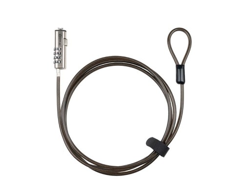 CABLE LOCK DE SEGURIDAD TIPO NANO CON COMBINACION PARA PORTATILES 1.5M GRIS TOOQ-AA3 CABLE LOCK DE SEGURIDAD TIPO NANO CON COMBINACION PARA PORTATILES 1.5M GRIS TOOQ
