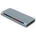 CAJA EXTERNA SSD NGFF/NVMe SHINOBI USB3.1 GEN2 USB-A RGB GRIS TOOQ-AA4 CAJA EXTERNA SSD NGFF/NVMe SHINOBI USB3.1 GEN2 USB-A RGB GRIS TOOQ