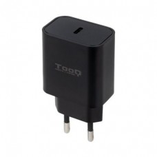 CARGADOR PARED USB-C/PD 20W NEGRO TOOQ