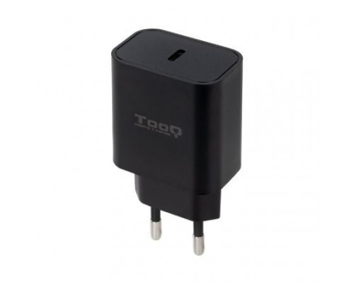CARGADOR PARED USB-C/PD 20W NEGRO TOOQ