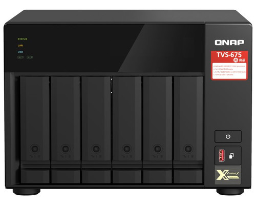 QNAP SERVIDOR NAS TVS-675-8G-AA277 QNAP SERVIDOR NAS TVS-675-8G
