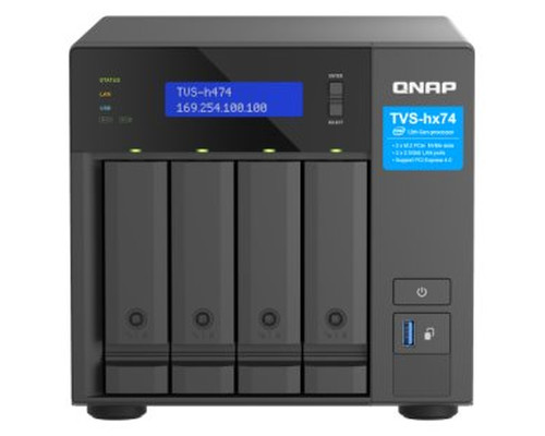 QNAP SERVIDOR NAS TVS-H474-PT-8G-AA352 QNAP SERVIDOR NAS TVS-H474-PT-8G