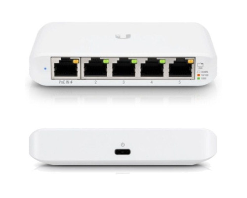 UBIQUITI UNIFI SWITCH 5 PUERTOS USW-FLEX-MINI GIGABIT PoE