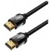 CABLE HDMI V2.0 4K M-M TRENZADO 0.75 M NEGRO VENTION