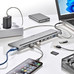 HUB 12 PUERTOS USB-C WONDERDOCK12 GRIS NGS