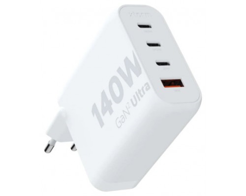 CARGADOR USB DE VIAJE/PARED 140W GAN2 ULTRA WALL 3x TYPE-C/USB 3.0 BLANCO XTORM-AA20 CARGADOR USB DE VIAJE/PARED 140W GAN2 ULTRA WALL 3x TYPE-C/USB 3.0 BLANCO XTORM