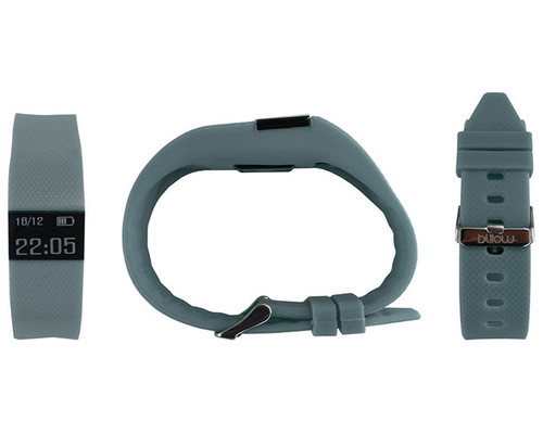 PULSERA SMART GRIS + PULSOMETRO BILLOW