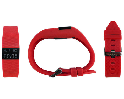 PULSERA SMART ROJO + PULSOMETRO BILLOW