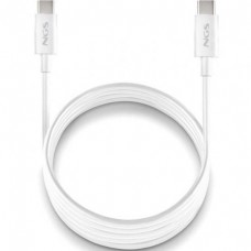 CABLE USB-C A USB-C ZYRO 60W 1 M BLANCO NGS