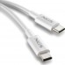 CABLE USB-C A USB-C ZYRO 60W 1 M BLANCO NGS